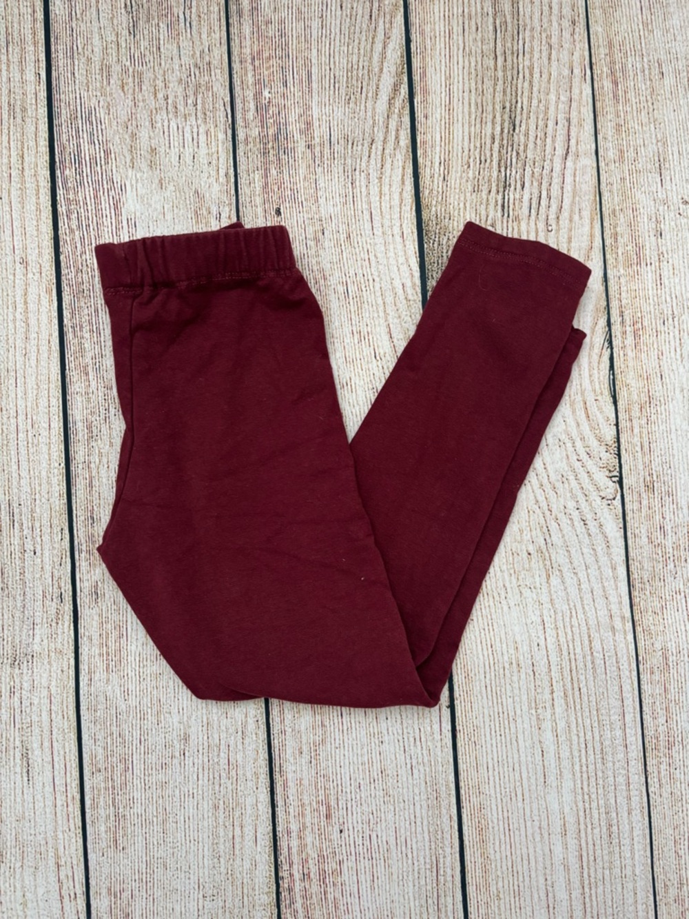 H&M Kids Maroon Stretch Leggings